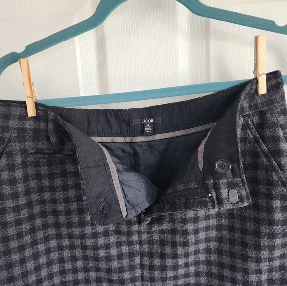 Vintage JACOB 》Plaid Mini Skirt - Picture 4 of 8